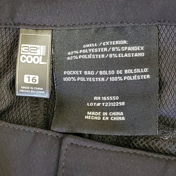 32 Degrees Cool Womens Black Stretch Trousers Size 16 - Picture 5 of 9
